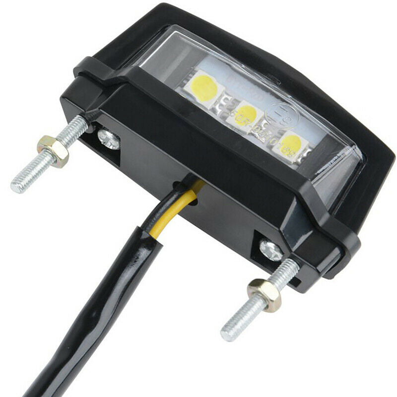 12V Motorcycle License Plate LED light Waterproof Motorcycle License Lig.l8