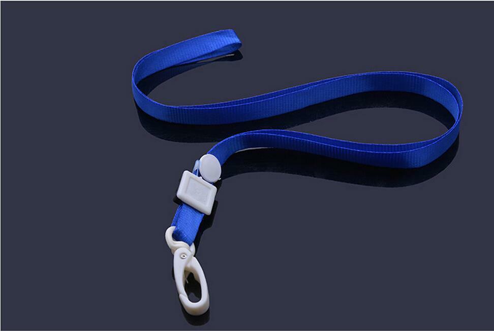 10Pcs Neck Strap Lanyard Safety Breakaway For ID Name Badge Holder Keys C.l8