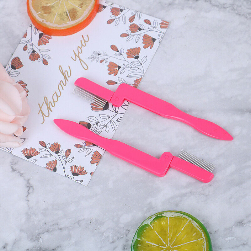 Foldable Eyelash Curler Beauty Lash Separator Eyelash Brush Comb Cosmetic.l8