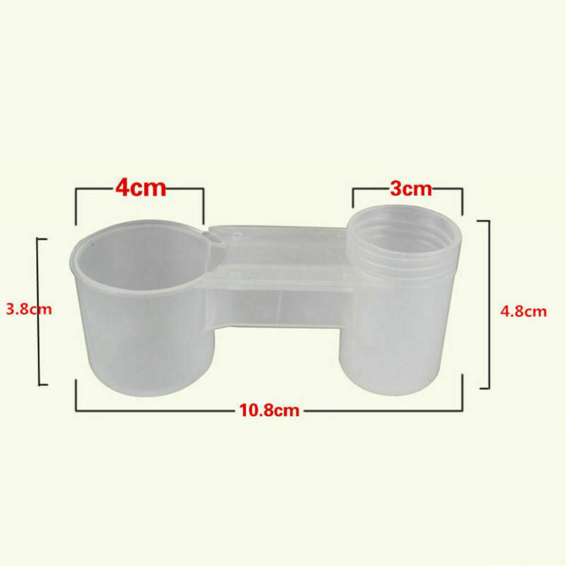 20/set Pet Bird Feeder Drinker Cup Water Bottle For Chicken Poultry Dove Pigeon