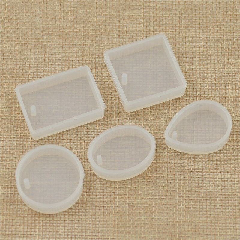 5x Oval Waterdrop Silicone Mold for DIY Jewelry Making Craft Pendant Necklace