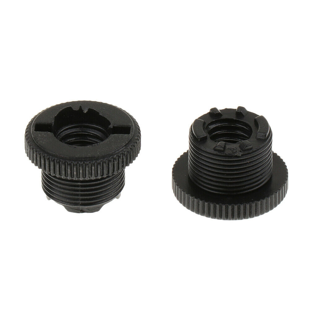 10-piece screw thread adapter 3/8 "to 5/8" screw black