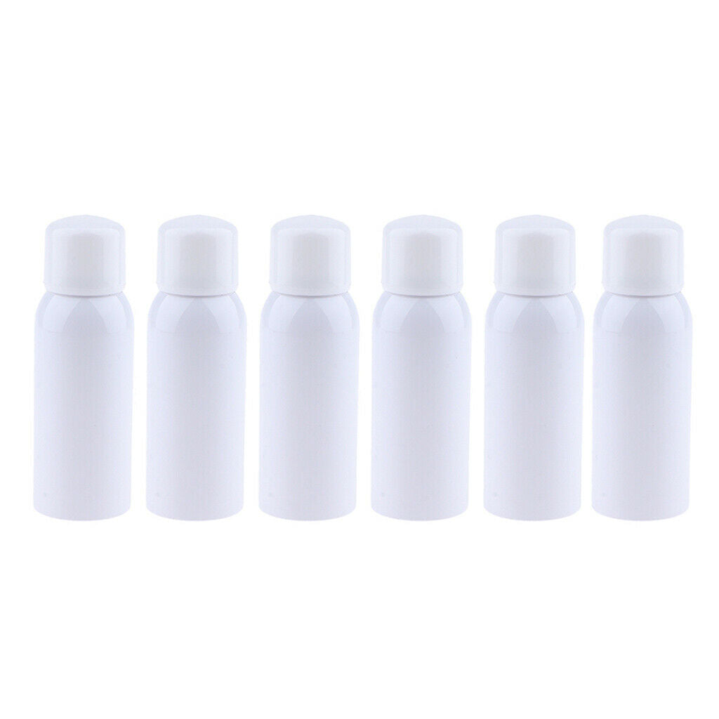 6pcs Empty Fine Mist Pump Spray Bottles for Perfume Toner Amber Atomizer 120ml