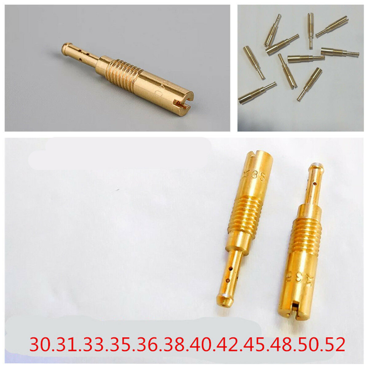 12pcs Copper Carburetor Pilot/Slow Jet