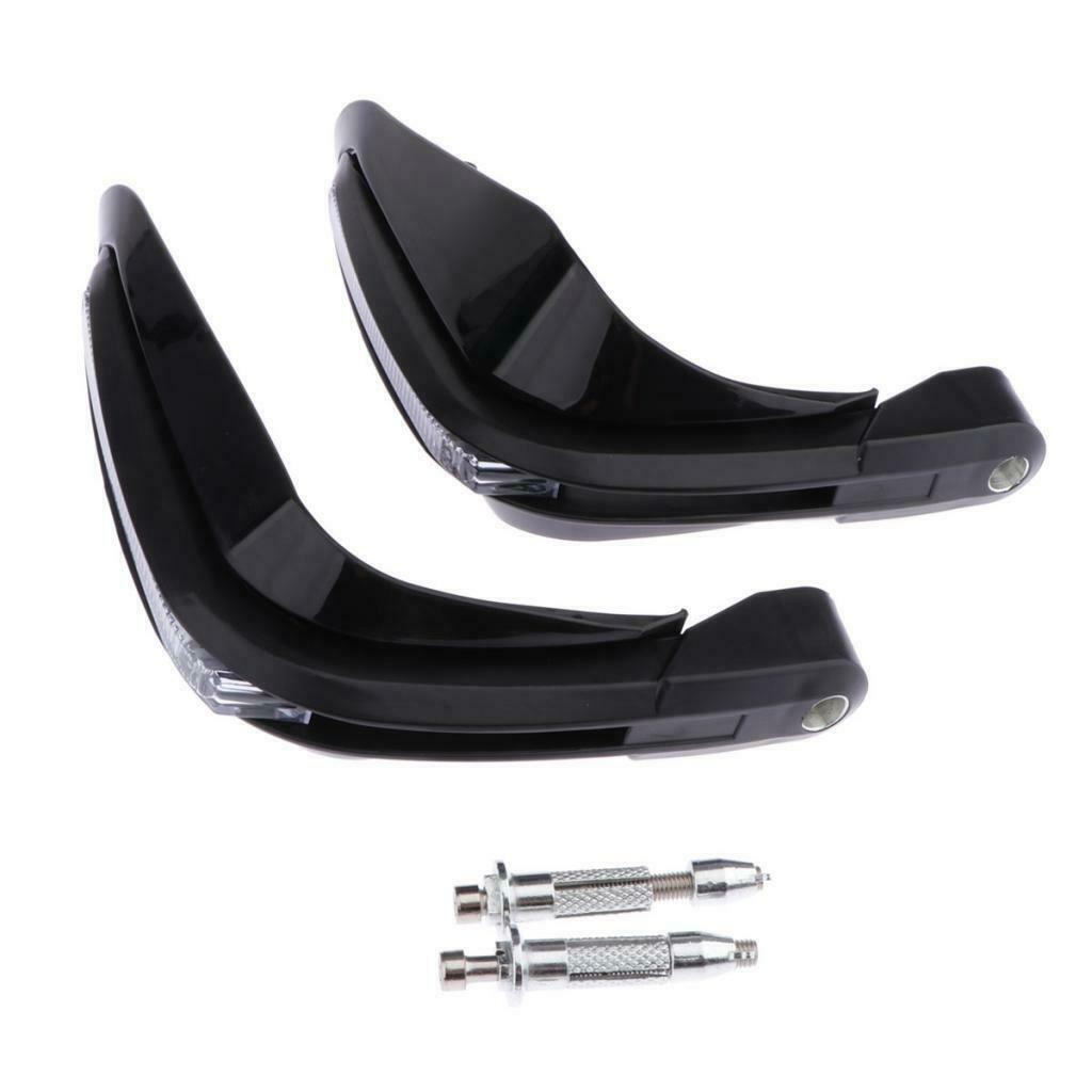 1 Pair Motorcycle Handguard LED Light ABS Dirt Bike Motorcycle Protector