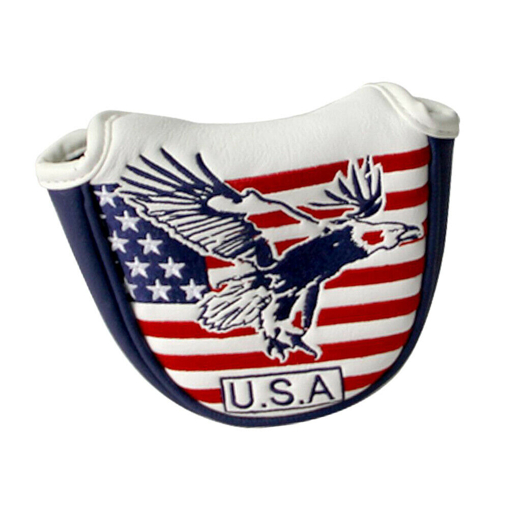 America Flag Golf Putters Headcover Bag Golf Club Head Cover Protector