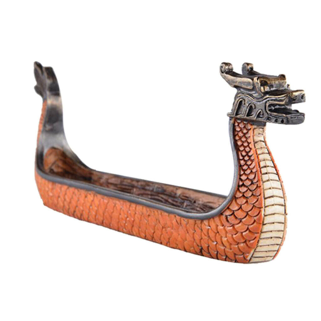 Dragon On Viking Boat Ornament Incense Burner