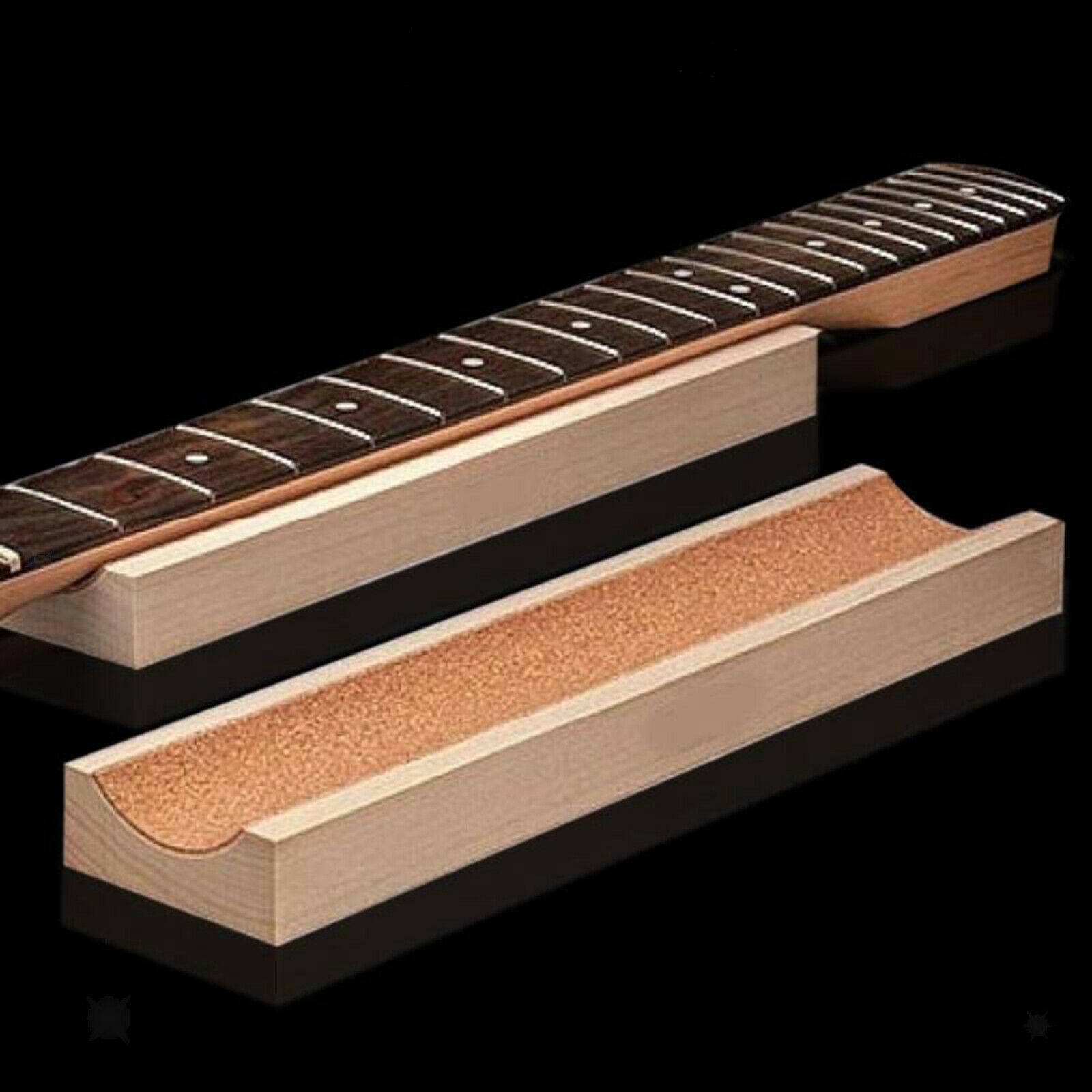 Wooden U Shape Neck Rest Support Protective Tool for Guitar Care & Repair Tool