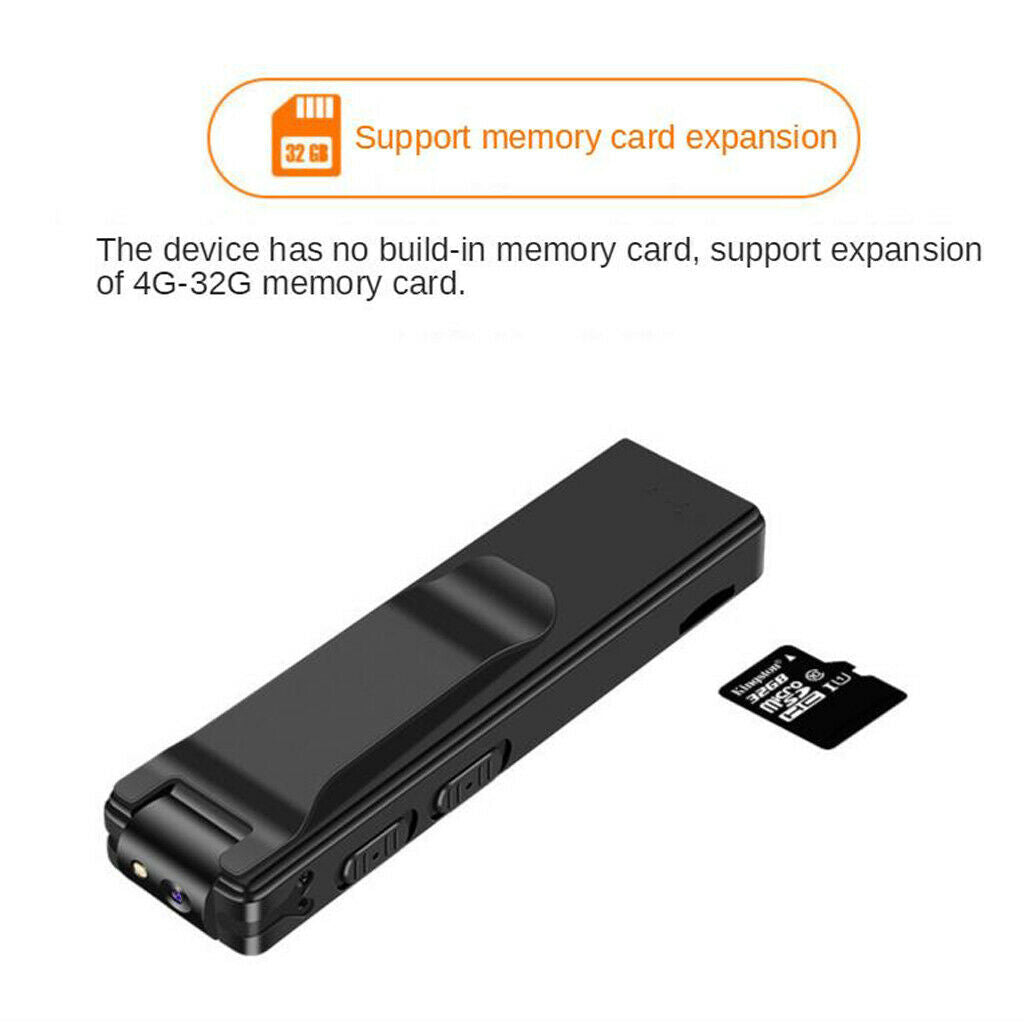 Wearable Mini Body Camera Video Recorder Nanny Tiny Cam Sports Bike Surveillance