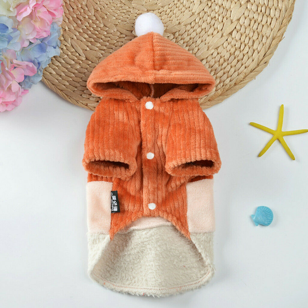 Dog Puppy Autumn Winter Warm Coat Apparel Small Medium Puppies M