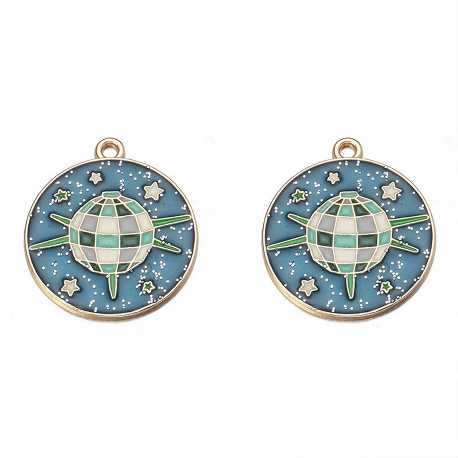 20 Pieces Alloy Cute Charms Space Styles Pendants for Earring Jewelry Making
