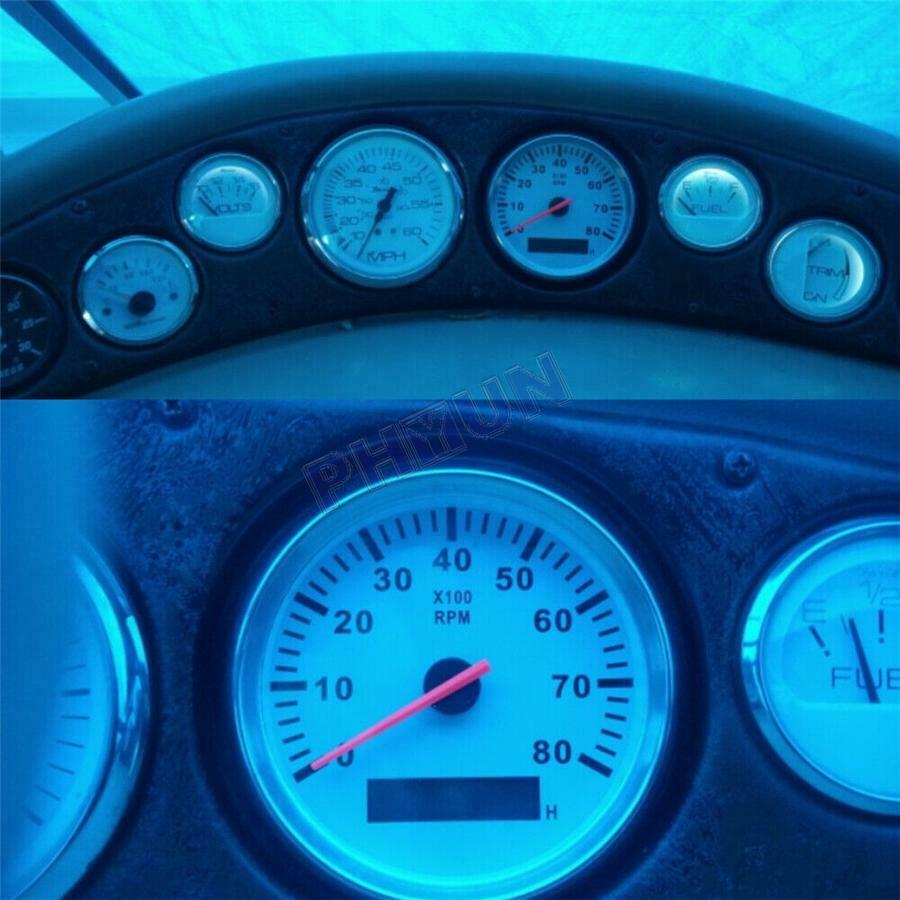 85mm Car Boat Tacho Gauge Meter Tachometer 0-8000 RPM Red LCD Display Waterproof