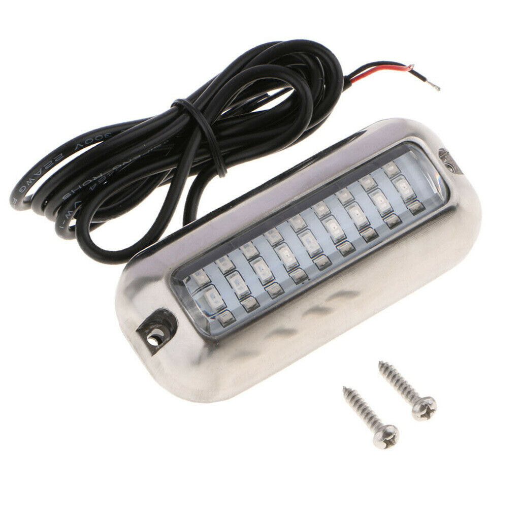 316 Stainless Steel 27 LED Underwater Pontoon Marine Boat Transom Light
