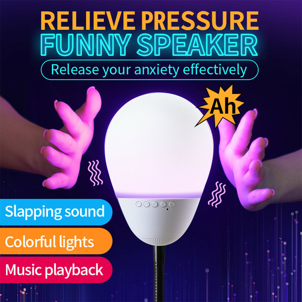Bluetooth Sound Speaker Decompression Release Pressure Bedside Colorful Lights