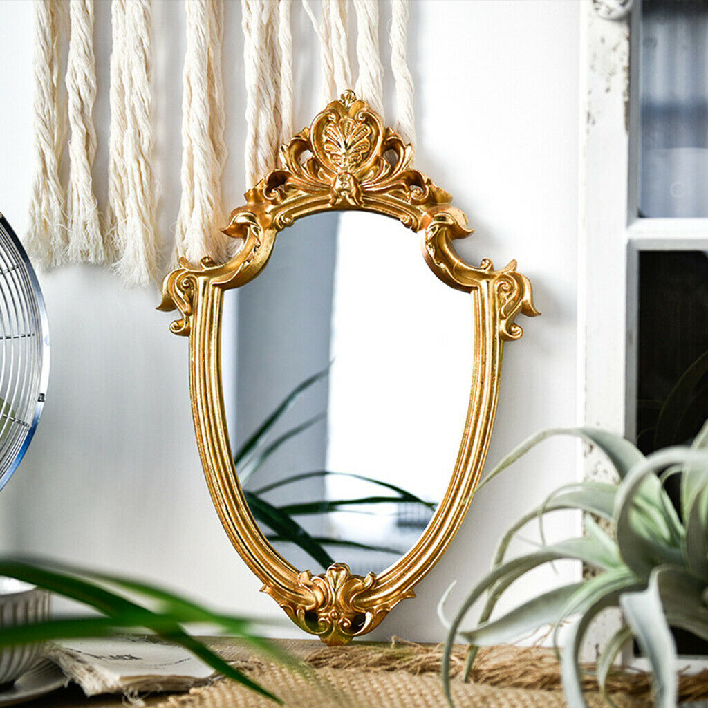Makeup Mirror Wall Oval Shaped Dresser Vanity Mirrors Home Decor Photo Props