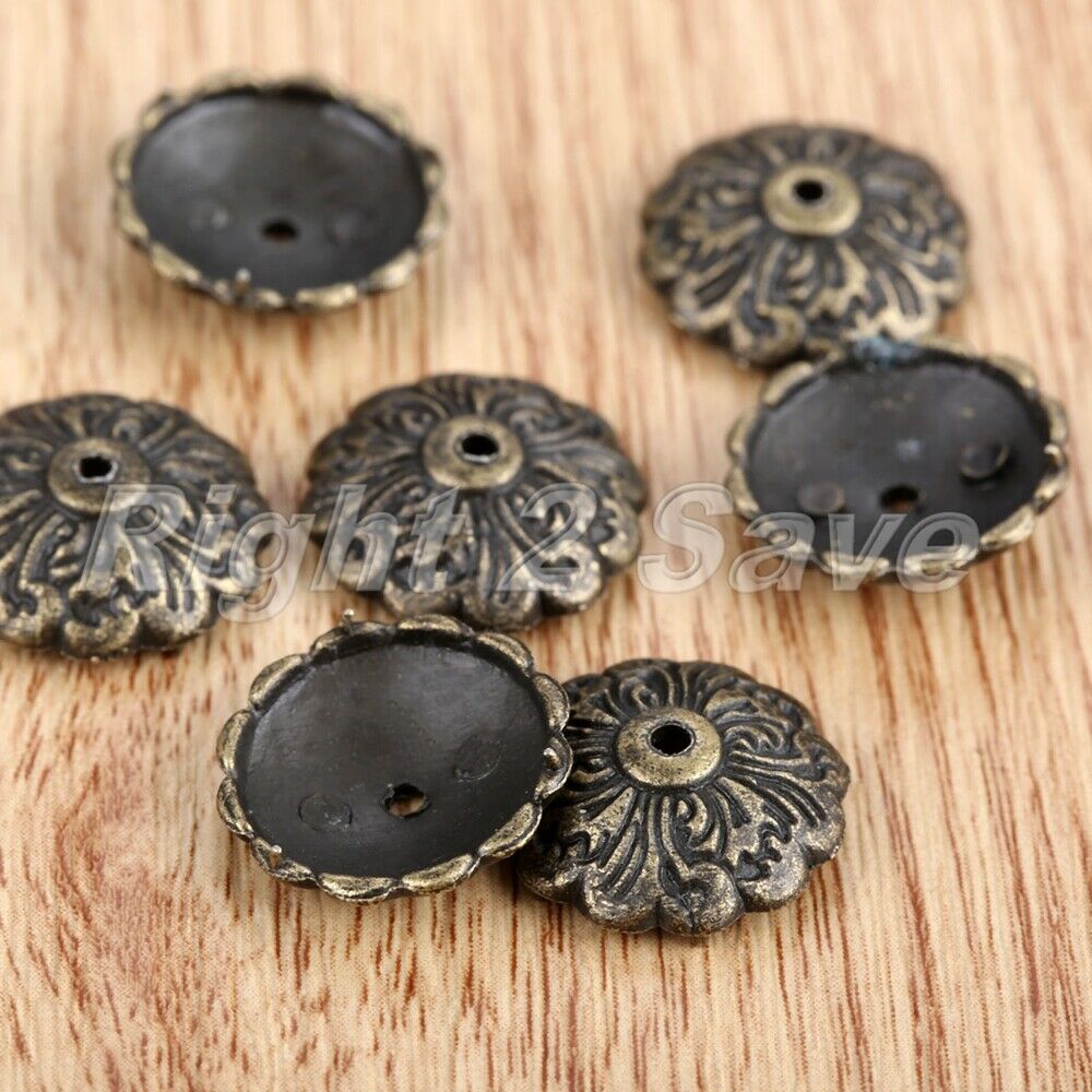 20Pcs 15mm Wine Jewelry Chest Wood Box Edge Corner Floral Guard Protector Decor