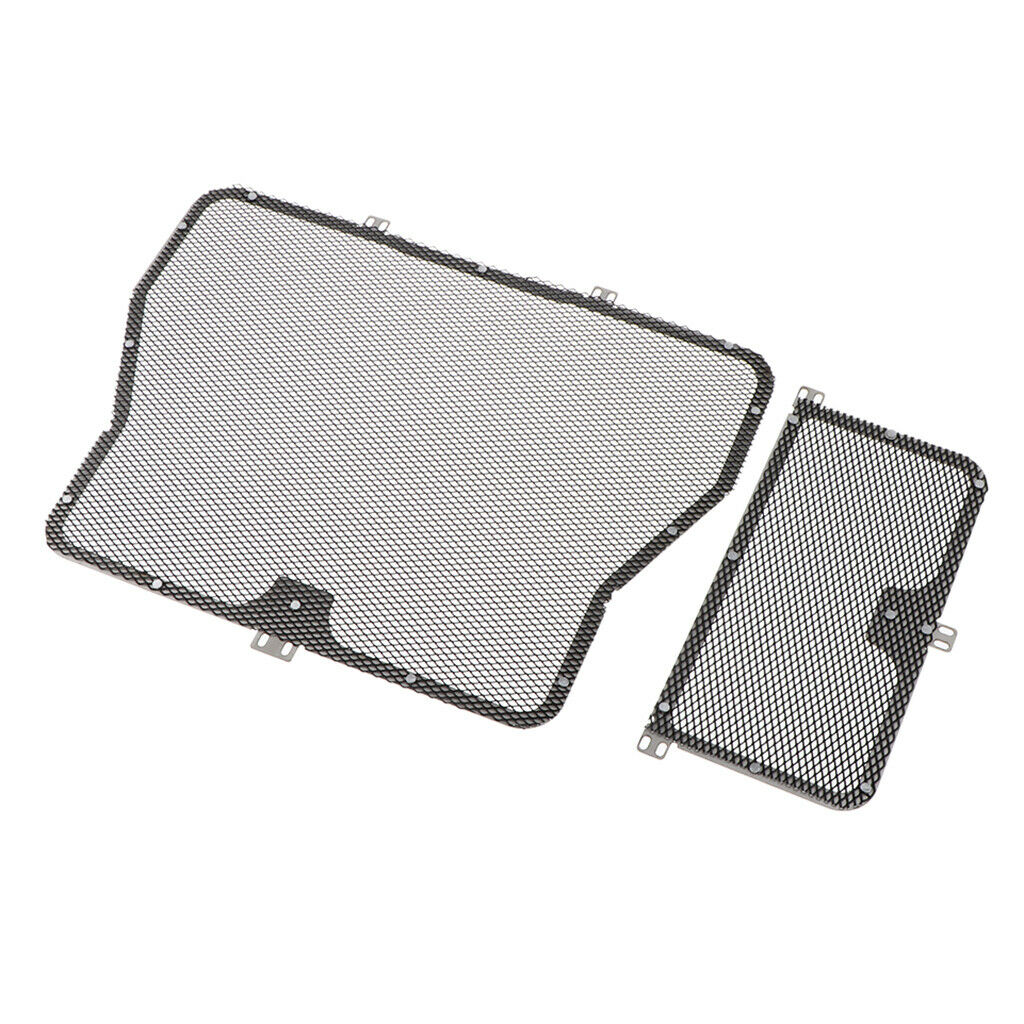 Oil Cooler Guard Cover Kit Universal for BMW HP4 S1000RR S1000R/RR/XR Black