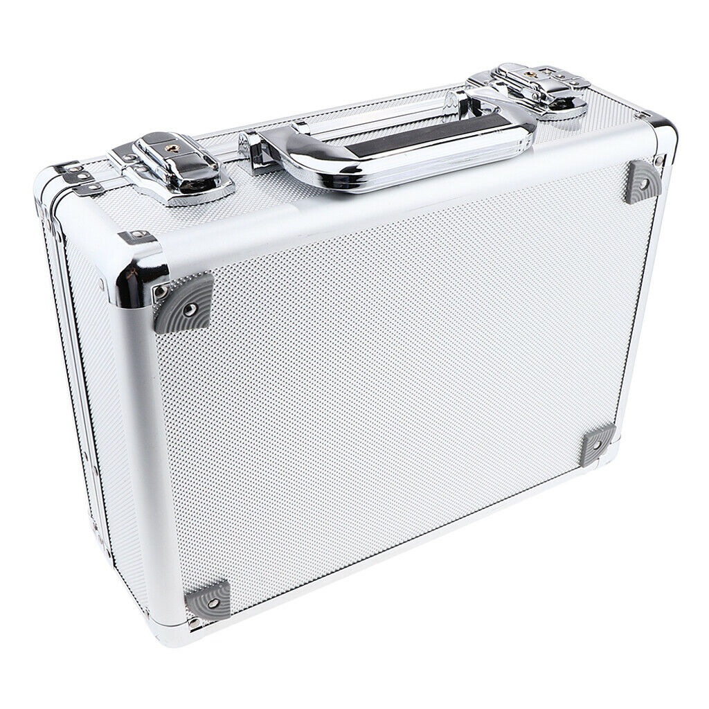 Aluminium Hairdressing Salon Lock Box Hair Stylists Tool Carry Case White