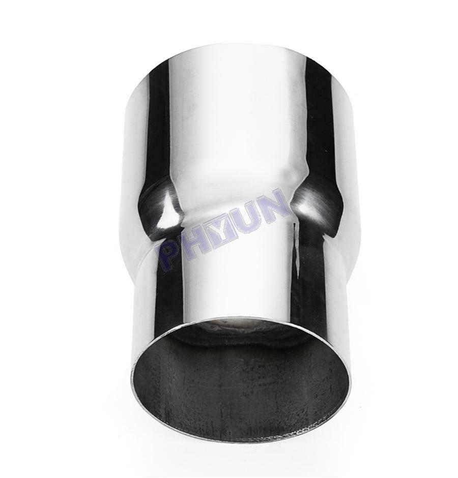 3.5" ID to 3" ID Car Exhaust Pipe Adapter Chrome Stainless Steel Universal