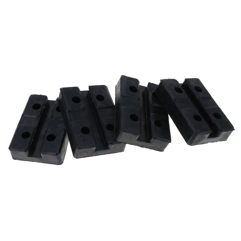 Universal Rubber Jack Pad Car Lift Accessories for Truck Lifter 4PCS,Square