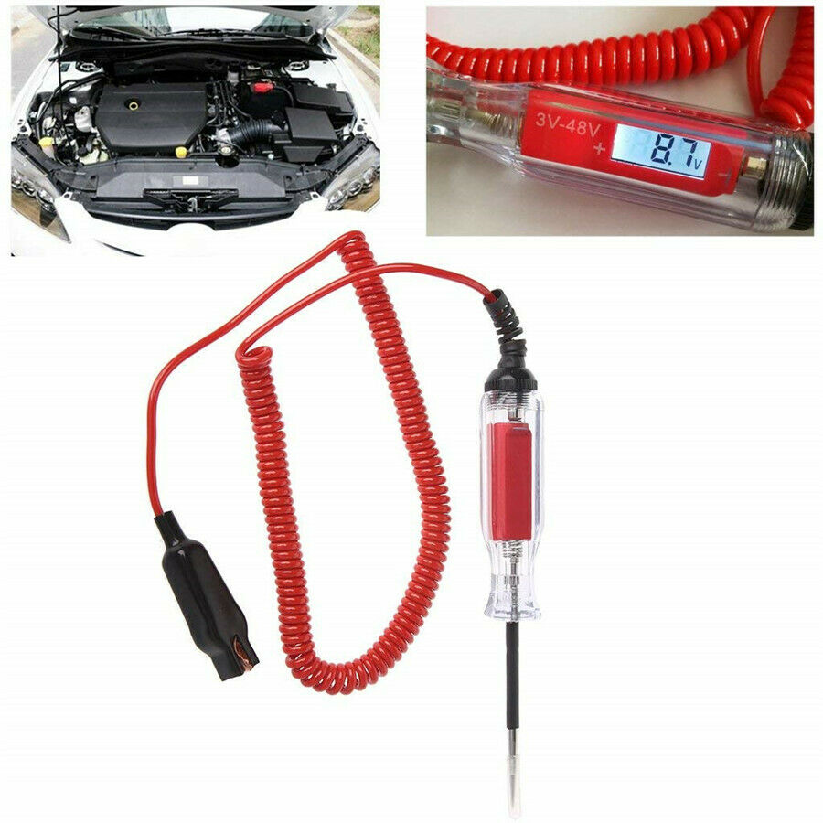 3V-48V Digital Electric Circuit LCD Tester For Car Boat Truck Snowmobile Trailer