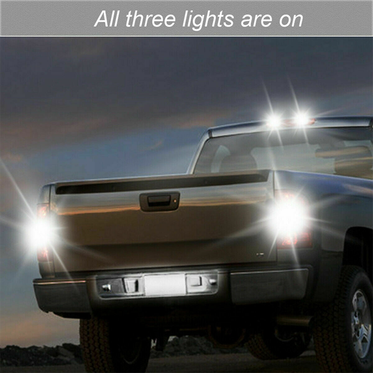 LED Reverse License Plate Brake Light Kit For Chevrolet Silverado 1500 2500 3500