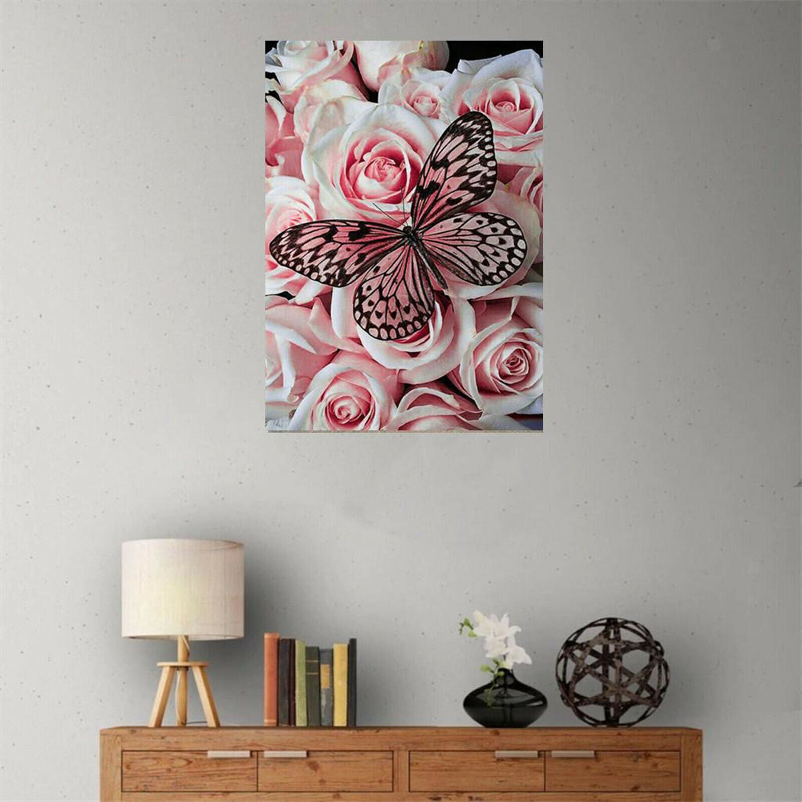 DIY 5D Diamond Painting Butterfly Full Drill Picture Supplies 11.8x15.8 inch