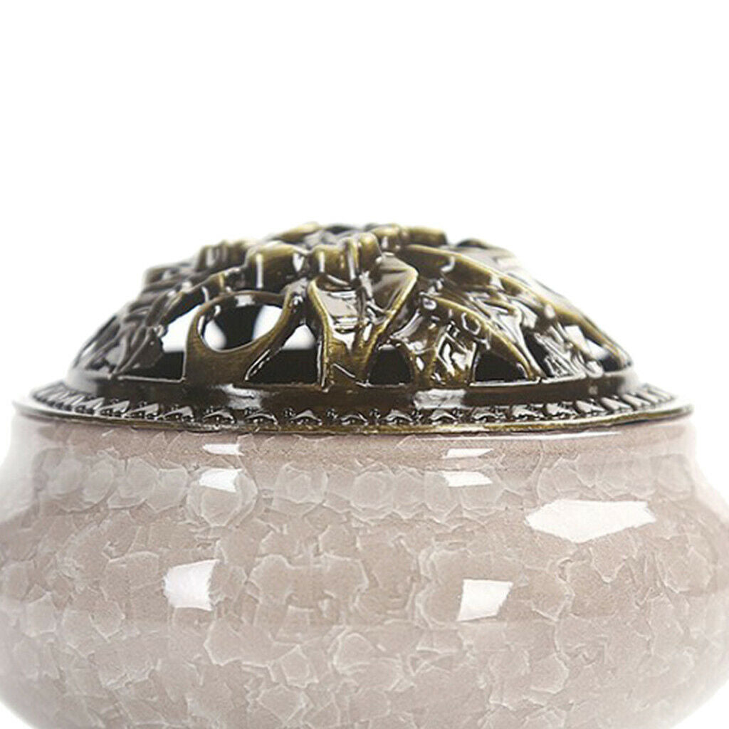 2pcs Ceramic Incense Burner Joss Stick Censer Holder Irregular-Pattern
