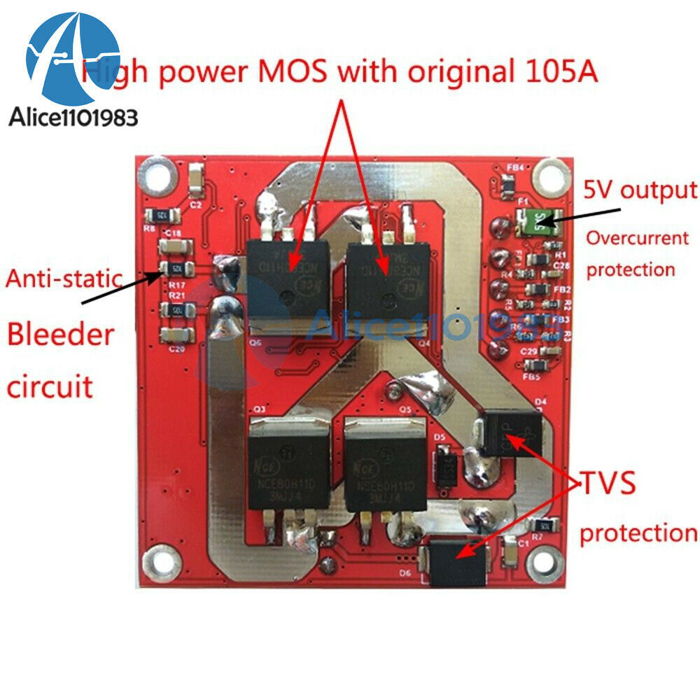 12V/24V/36V 15A DC High Power Motor Drive Board Plate PWM Regulator Module