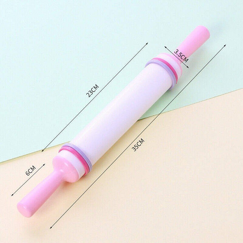 Cake Baking Mold Embossed Fondant Rolling Pin Adjustable Nonstick Rolling Pin HN