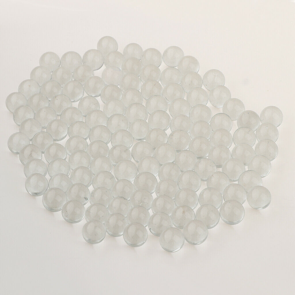 100pcs (13mm) Replacement Solid Glass Marbles for Chinese Checker, Aggravation,
