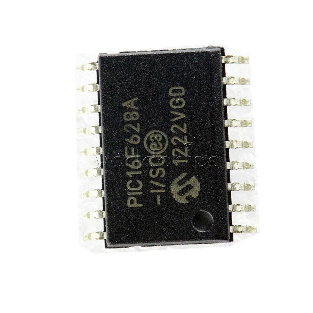 10PCS PIC16F628A-I/SO MCU FLASH 2KX14 EEPROM 18SOIC Microchip