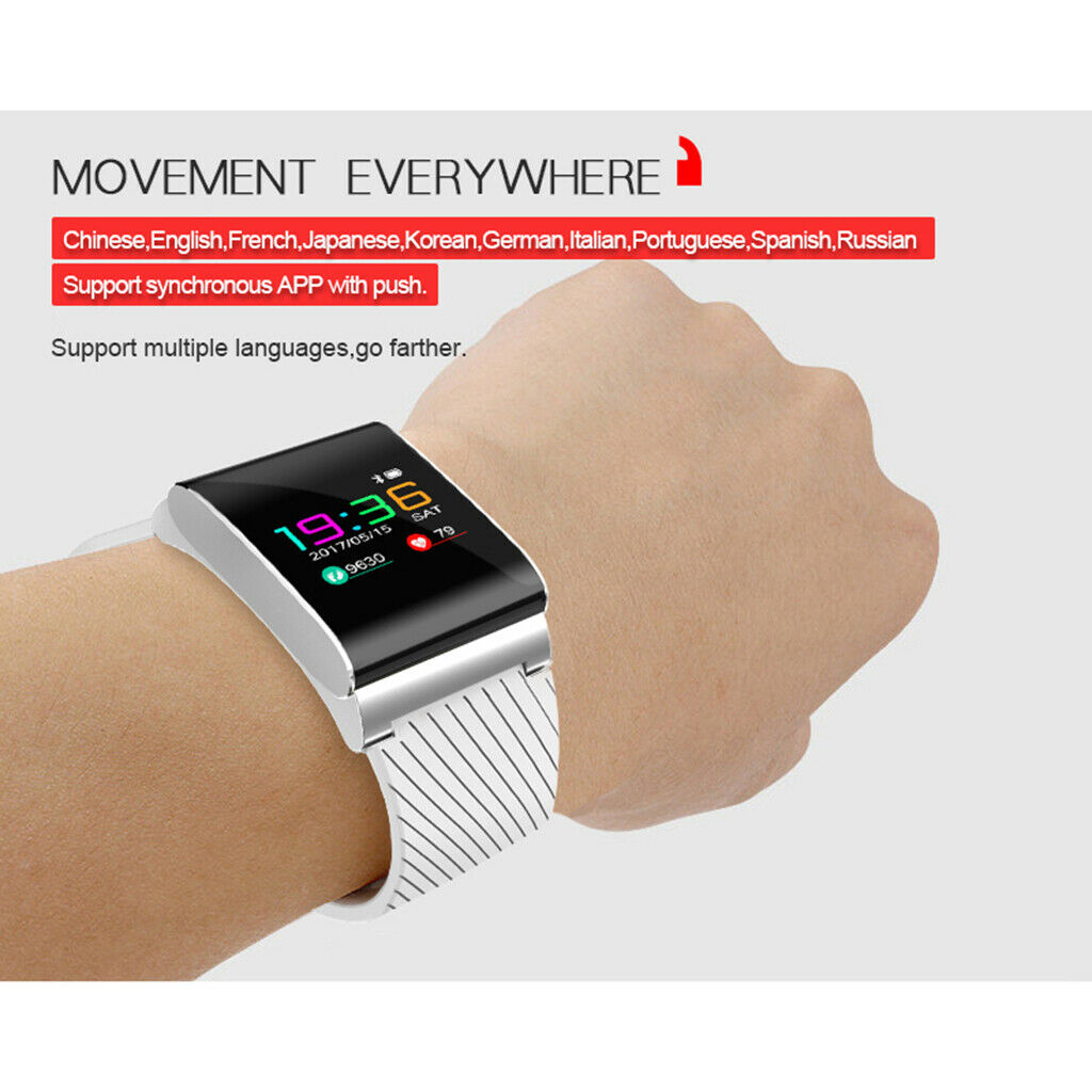 X9 PRO Sports Sleep Swimming Smart Bracelet Watch Wrist Band Pedometer red