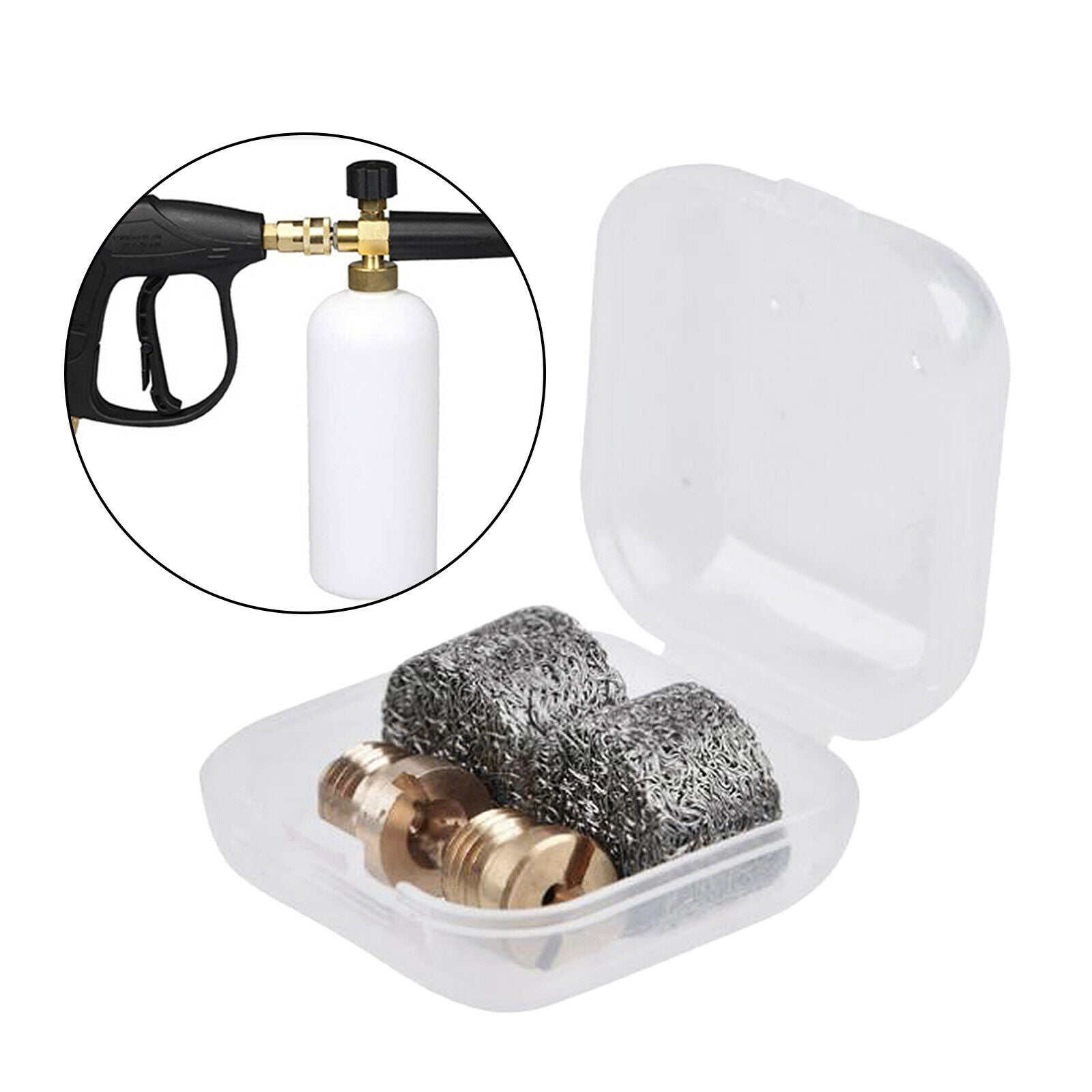 Foam Cannon Orifice Nozzle Tips Foam Maker 1.0/1.2mm Thread Nozzle 1.0mm