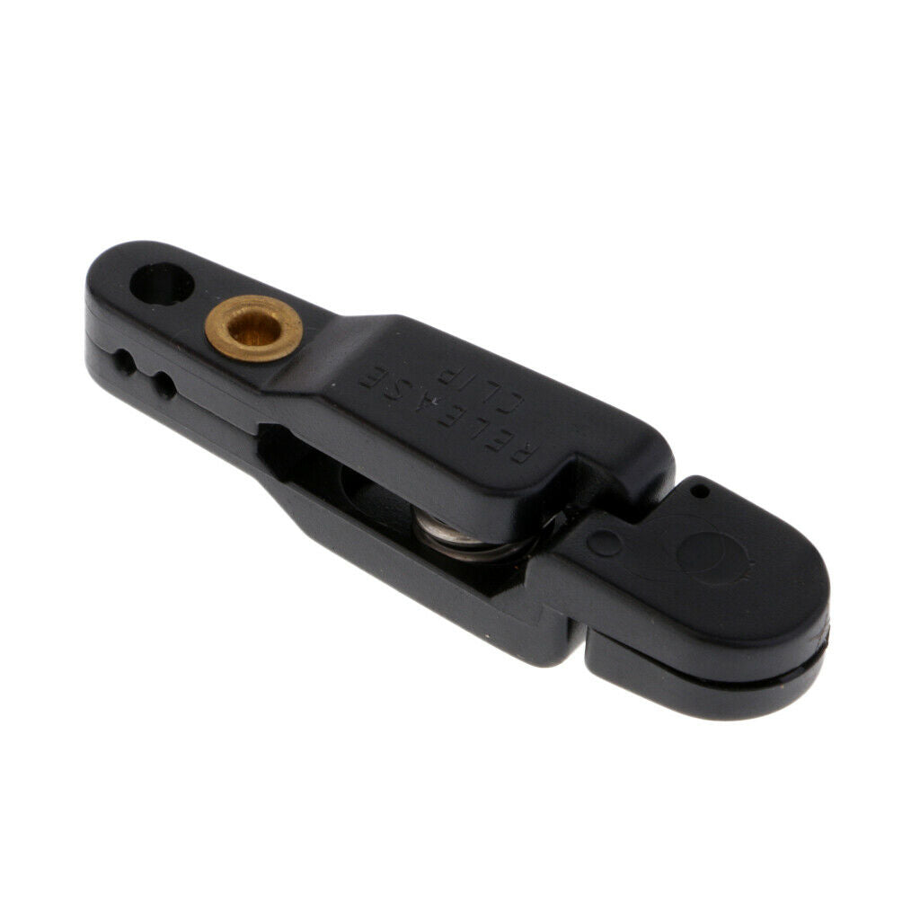 Heavy Tension Snap Release Clip for Planer Board Kite Offshore Fishing Black