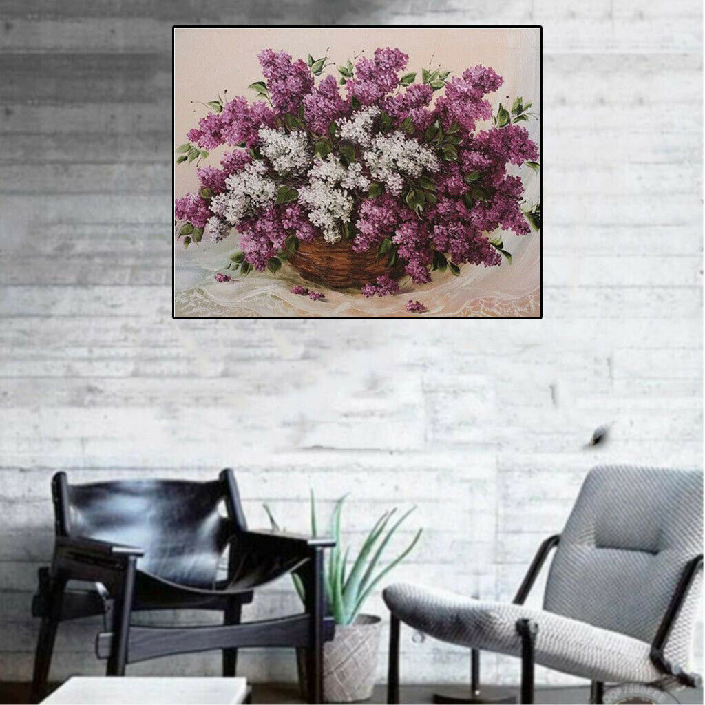 5D Diamond Painting Embroidery Cross Stitch Kit Home Decor Flower 2