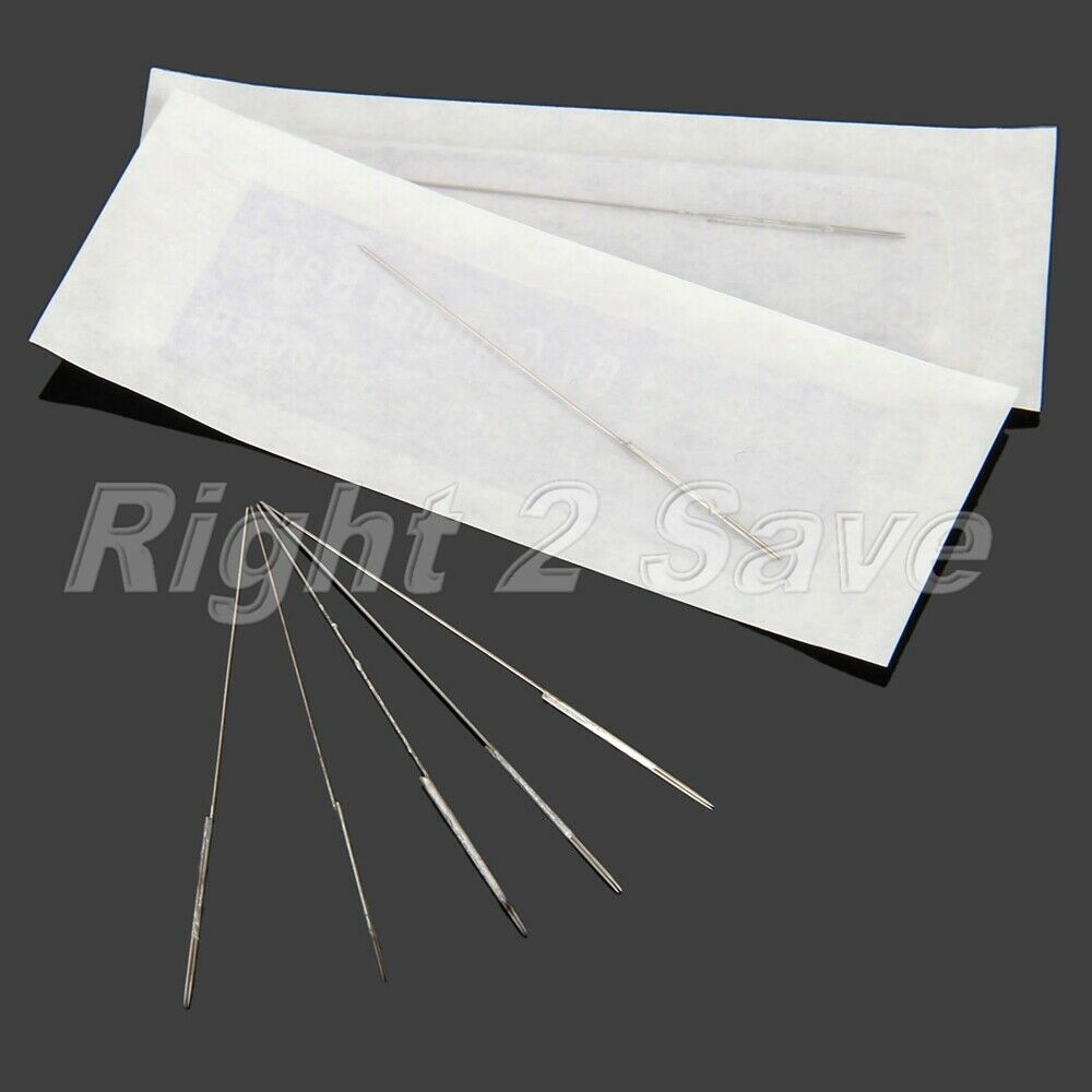 50pcs 3R Eyebrow Tattoo Needles Permanent Makeup Medical Grade Stainless Steel