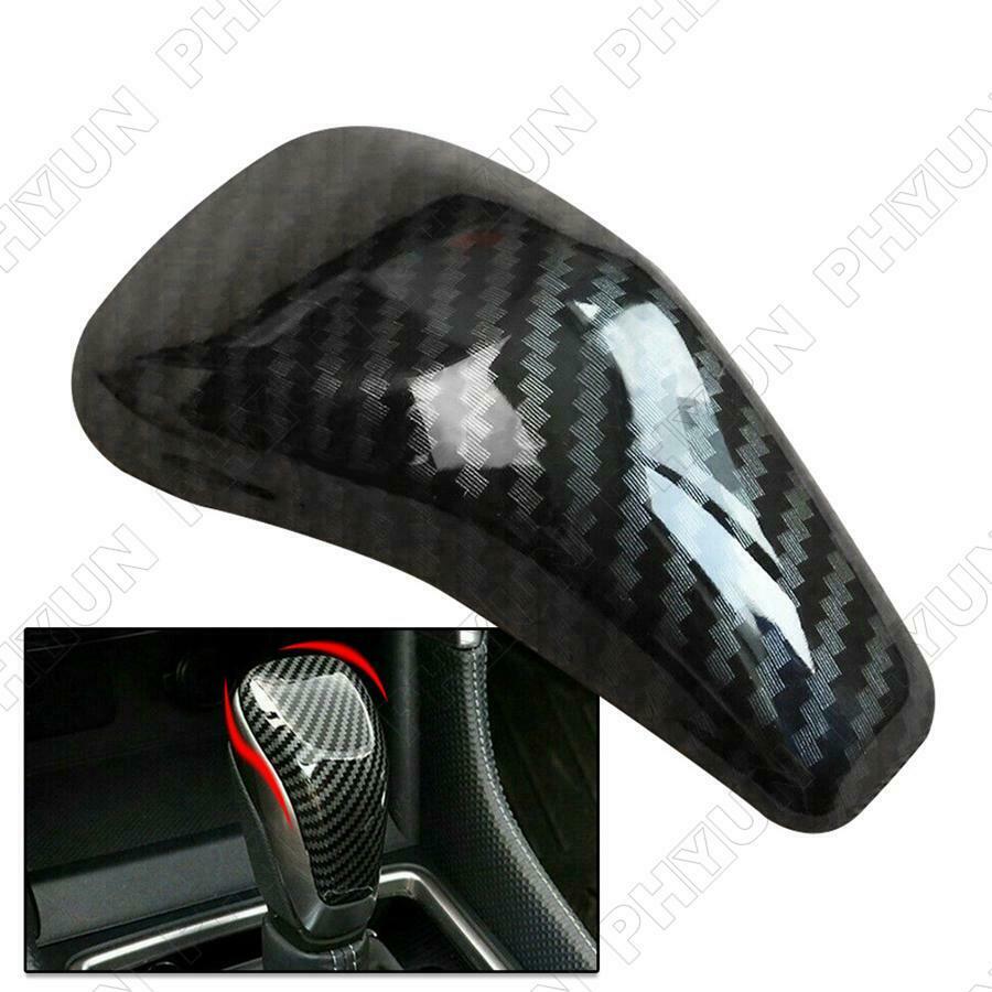 Carbon Fiber Style Gear Shift Lever Knob Cover For Subaru Crosstrek XV Impreza