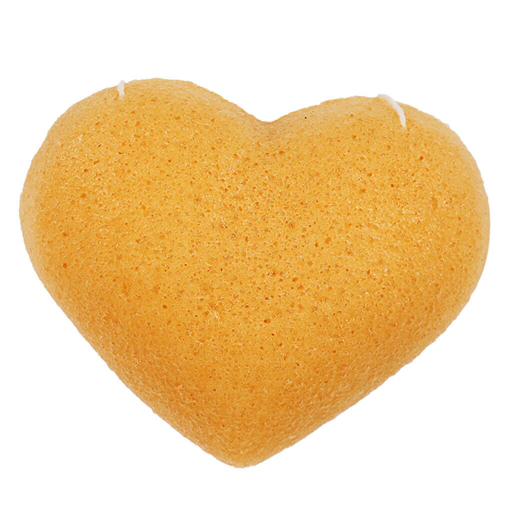 Konjac Cleaning Sponge Puff Exfoliating Facial Sponge Ginger Yellow