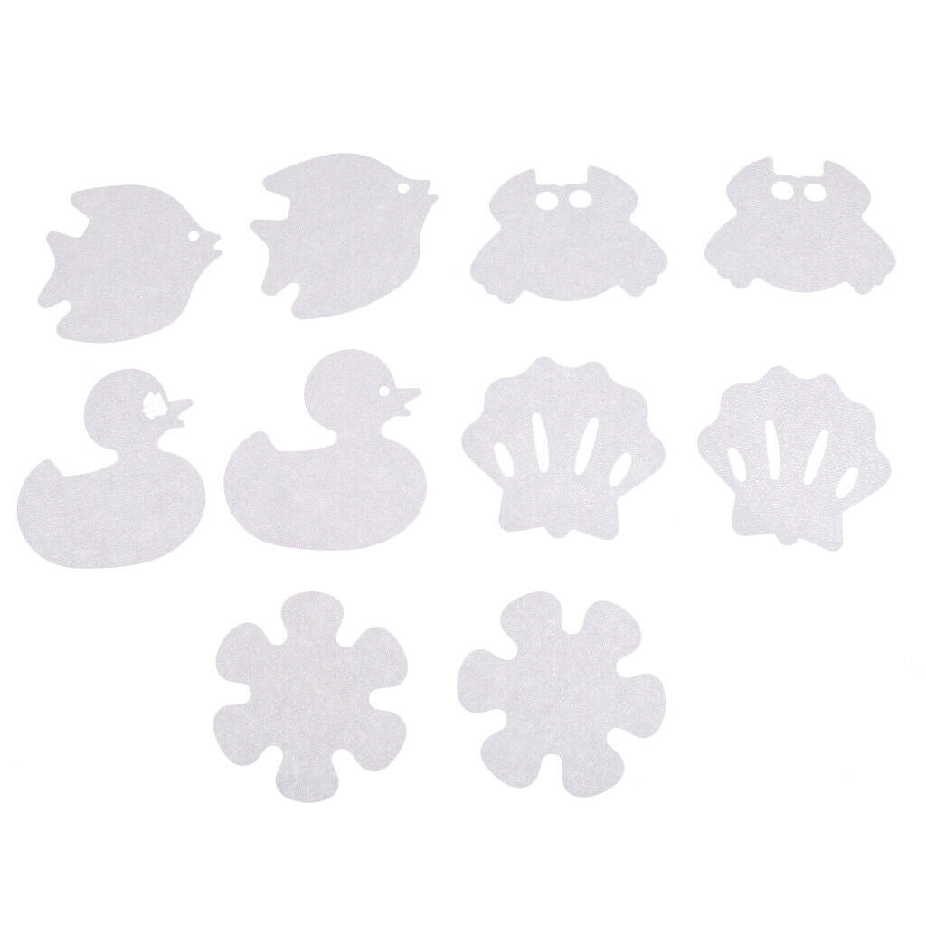 Bath Tub Non-slip Appliques Cartoon Decals Treads Anti Skid Shower Stickers