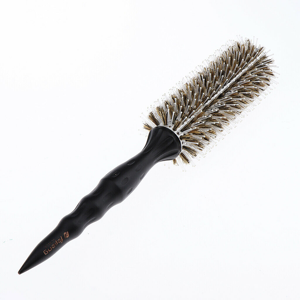 Bristle Round Styling Hair Brush Hair Blow Dryer & Curling Roll Hairbrush L