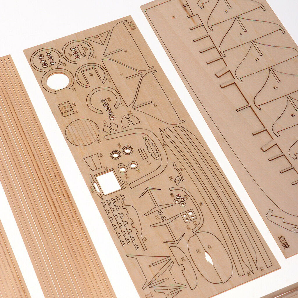 Crafts 1:120 DIY Kits Boat 1851 America Wooden Sailboat Ship Puzzles Toys