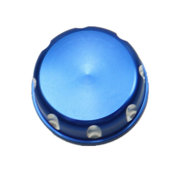 Coolant Reservoir Tank Radiator Cap Aluminum Blue Lid For Kawasaki KLX250 Custom
