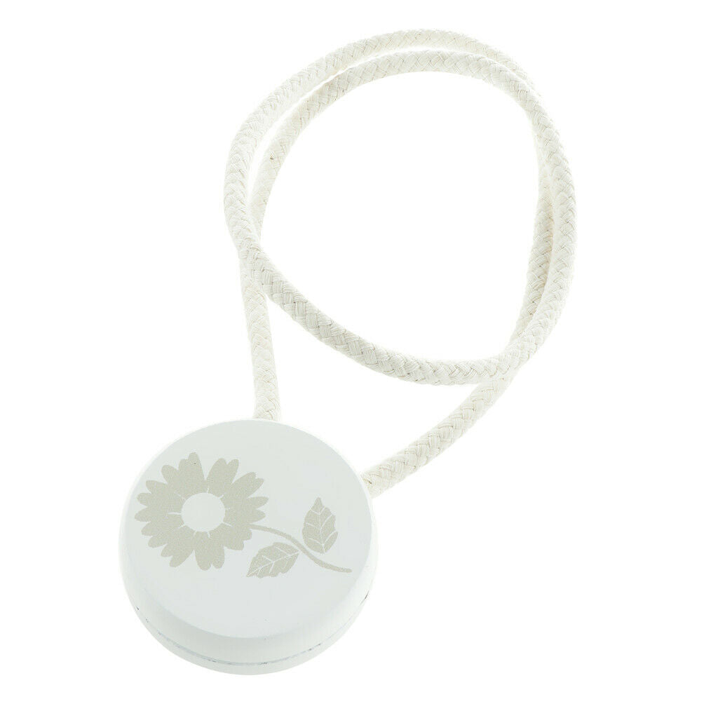 1 Piece Magnetic Disc Curtain Tiebacks Buckle Clip Holdback Sunflower