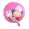 Aluminum Film Round Baby Balloon for Baby Shower Christening Birthday Girl