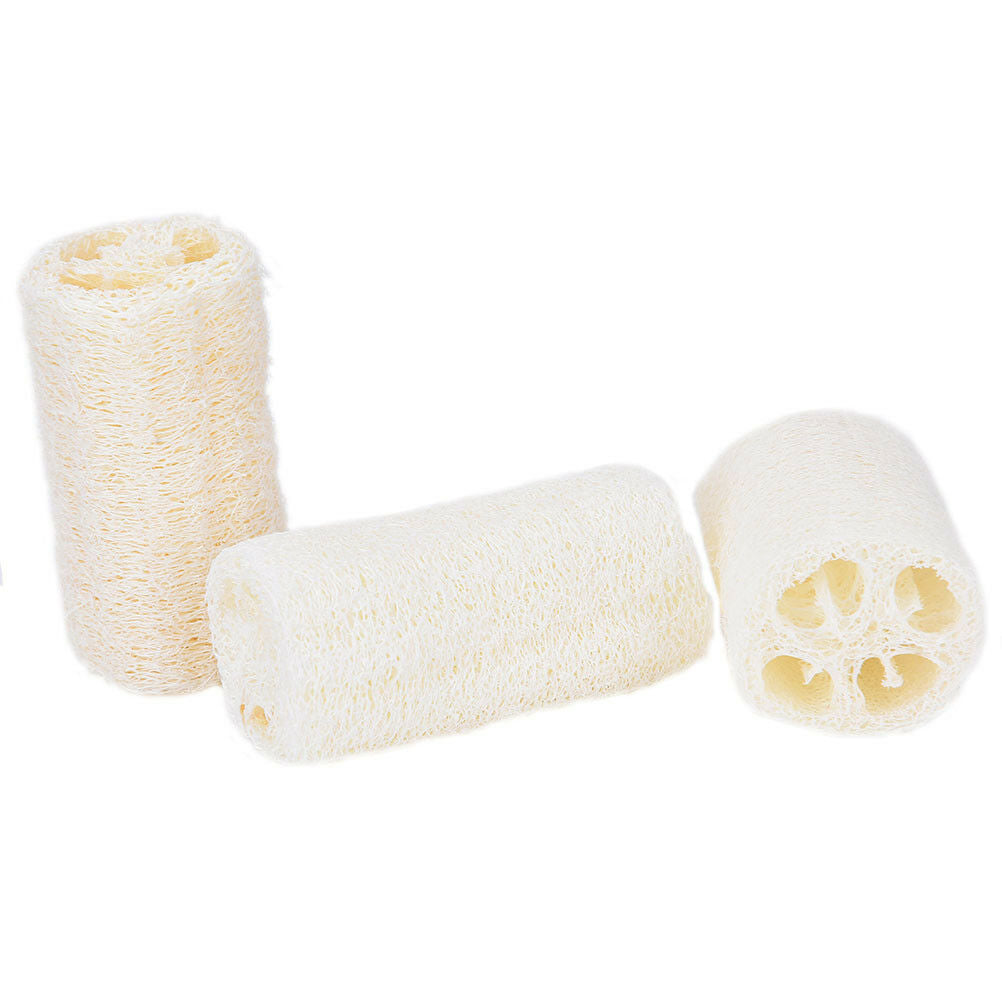 Natural Loofah Luffa Bath Shower Wash Body Pot Bowl Sponge Scrubbe.l8