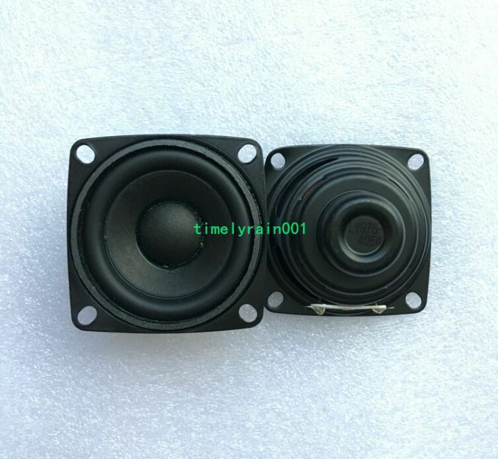 2pcs 52MM 4Ω 5W Full-range speaker Loudspeaker HiFi Audio Part Neodymium Rubber
