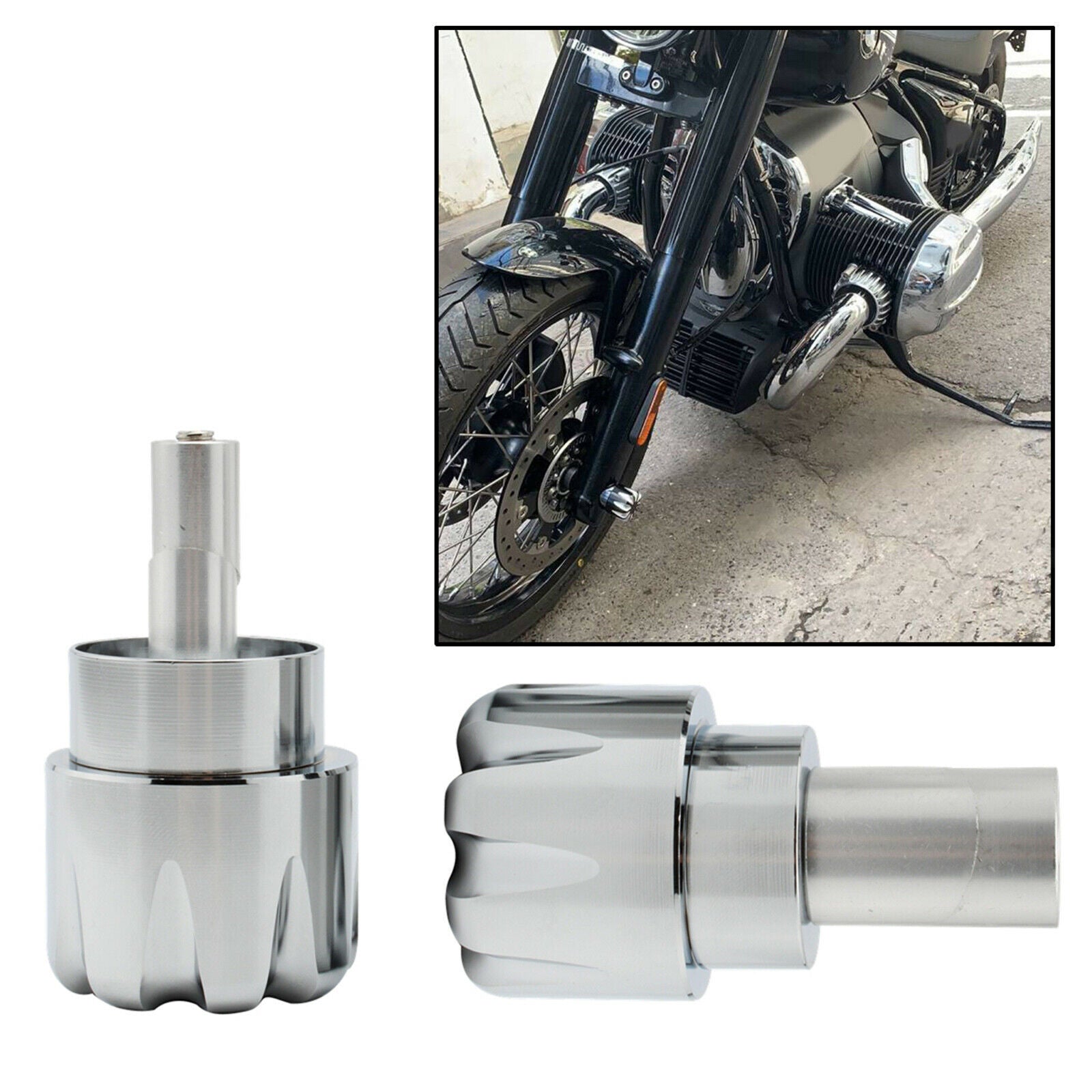 Front Axle Nut Cover Caps Bolt For BMW R18 Classic R 18 2020 B Electroplate