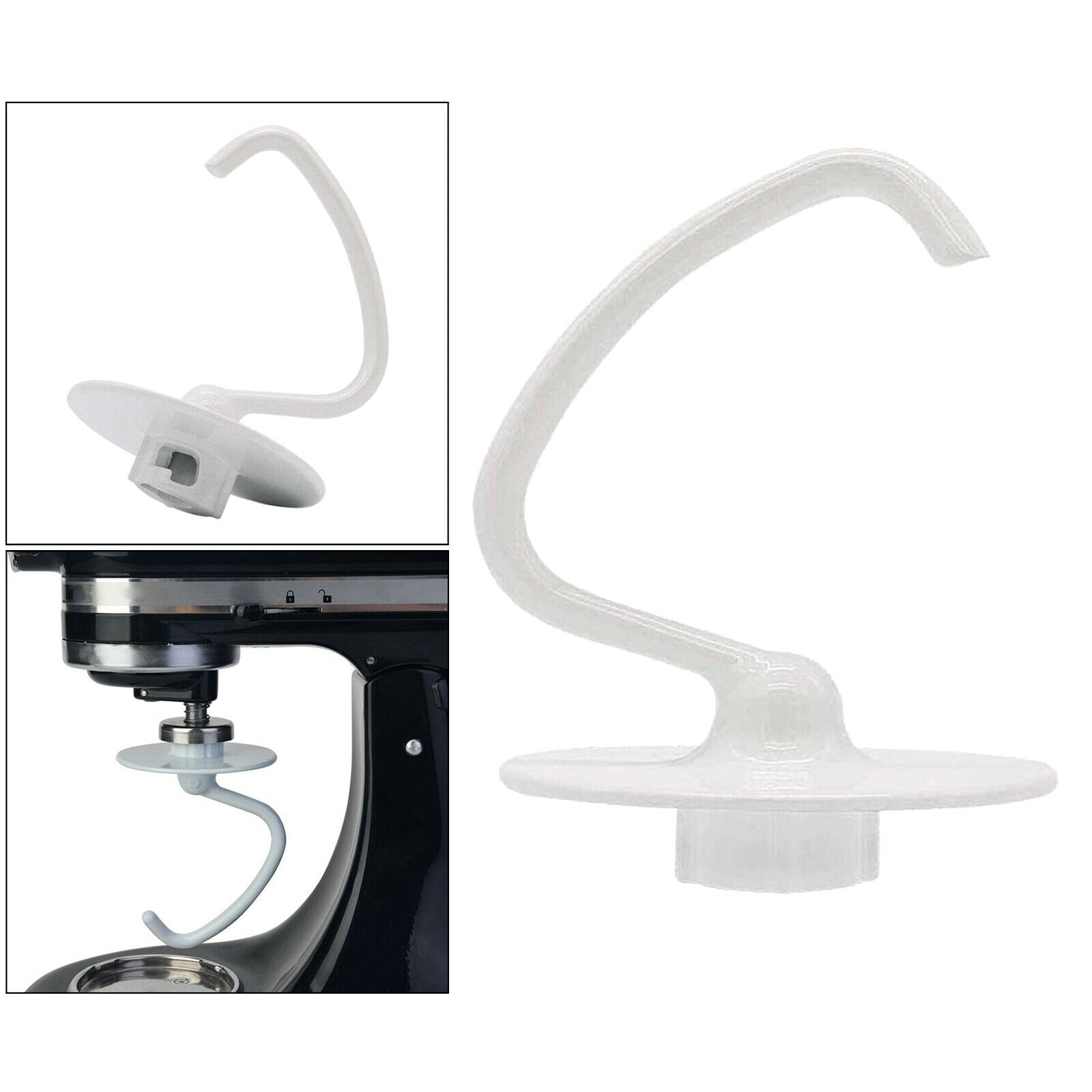 Aluminum K45DH C Dough Hook Attachment for  KSM50P KSMC50S KPM50