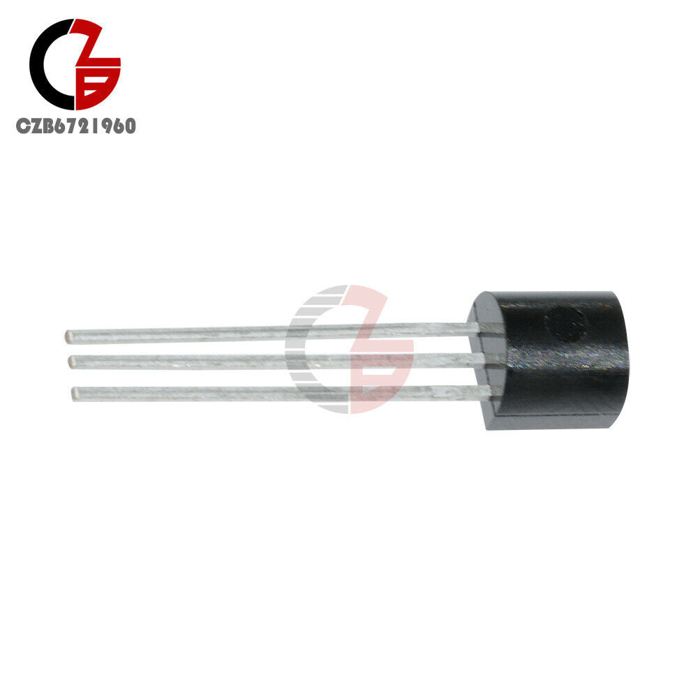 50Pcs Digital DALLAS 18B20 DS18B20 TO-92 Wire Thermometer Temperature IC Sensor